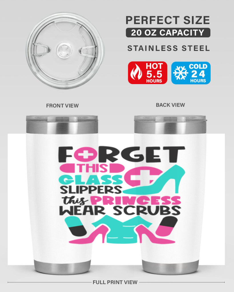 Forget This Glass Slippers This Princess Wear Scrubs Style Style 185#- nurse- tumbler