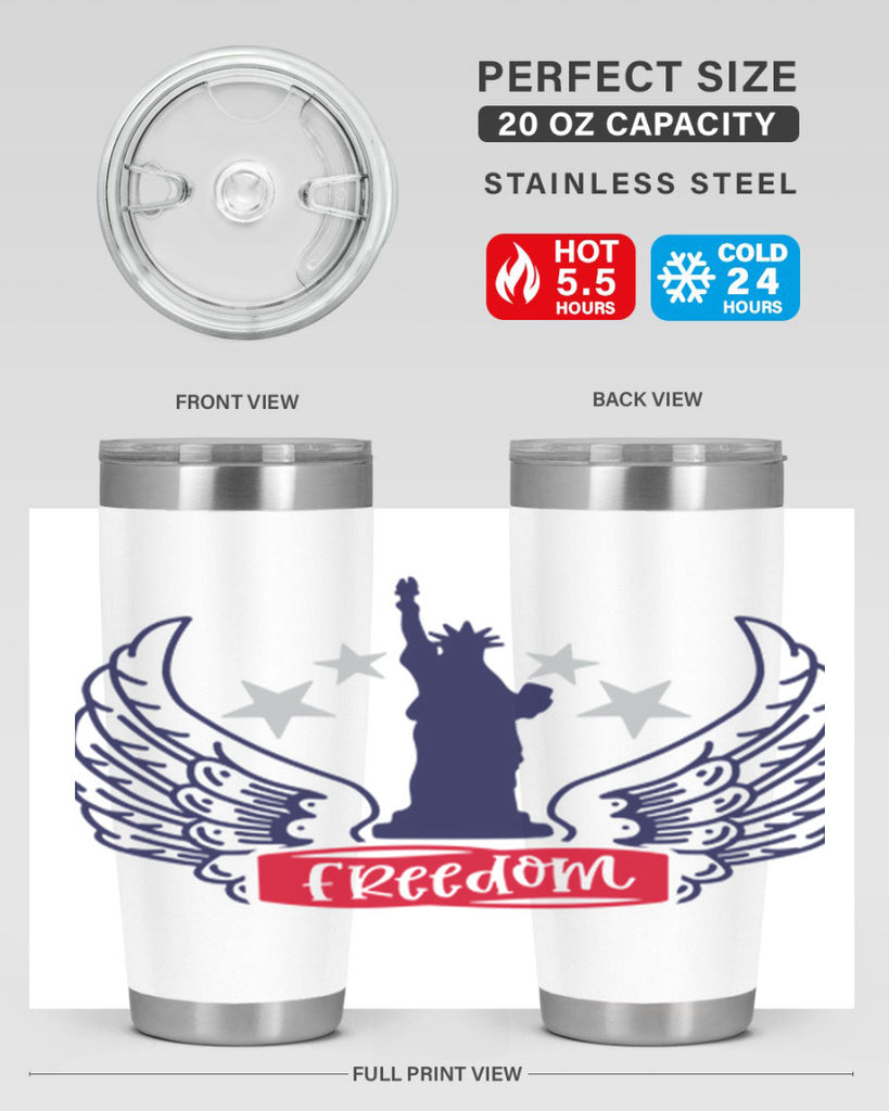 Freedom Style 150#- Fourt Of July- Tumbler