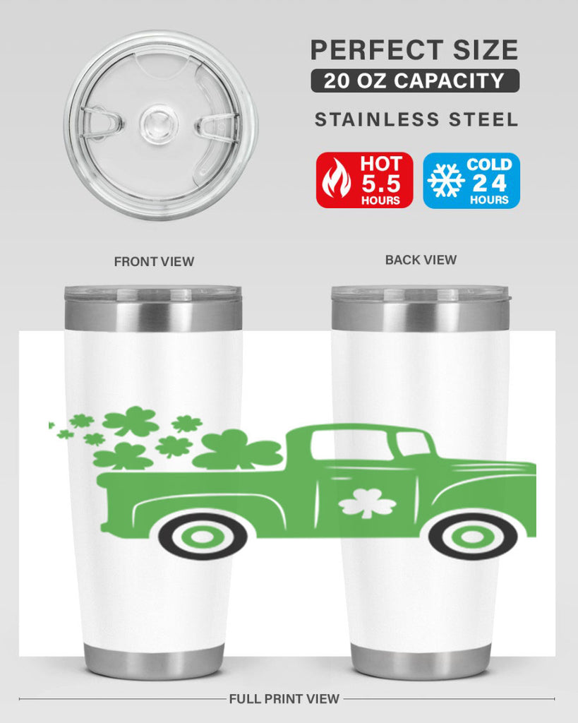 Green Truck Style 97#- St Patricks Day- Tumbler