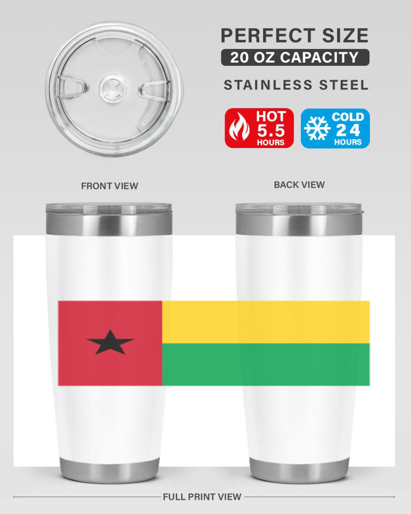 GuineaBissau 128#- world flags- Tumbler