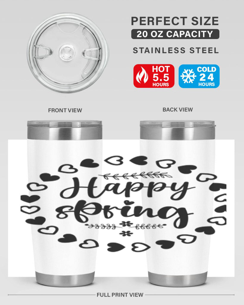 Happy Spring 174#- spring- Tumbler