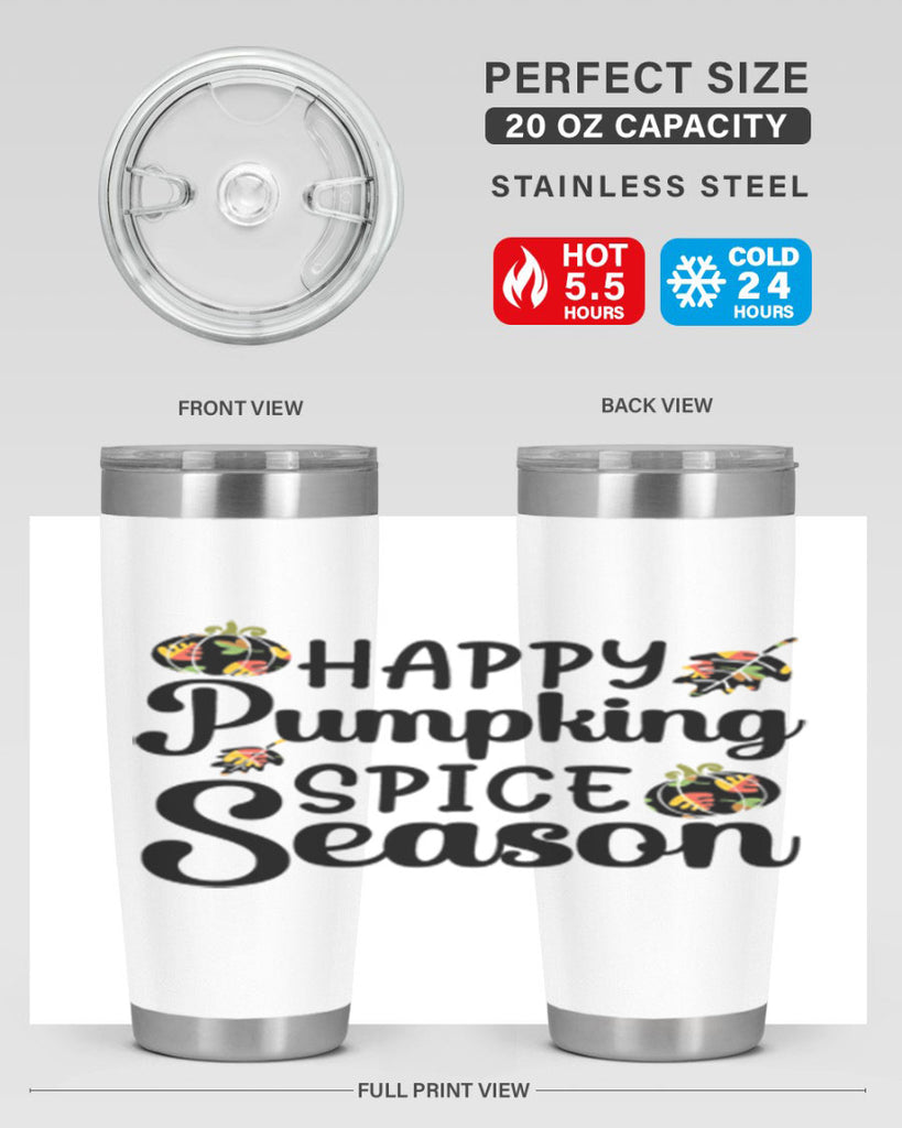 Happypumpkinspiceseason 258#- fall- Tumbler