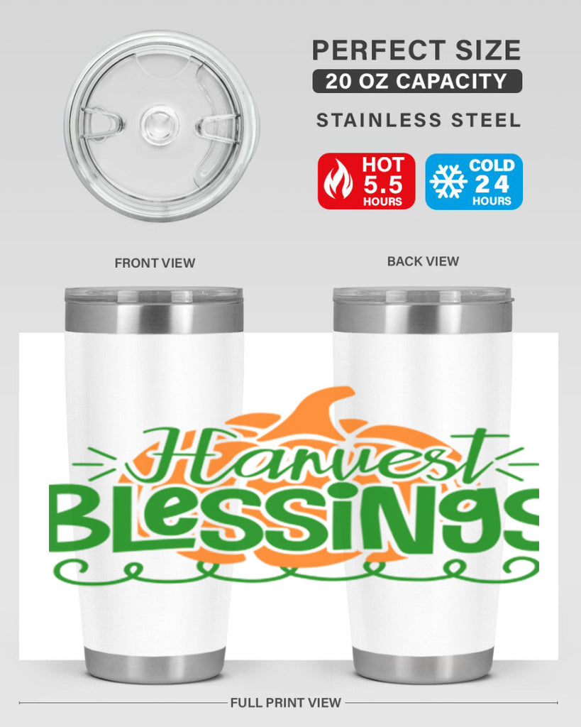 Harvest Blessings 265#- fall- Tumbler