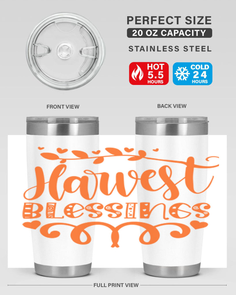 Harvest Blessings 266#- fall- Tumbler