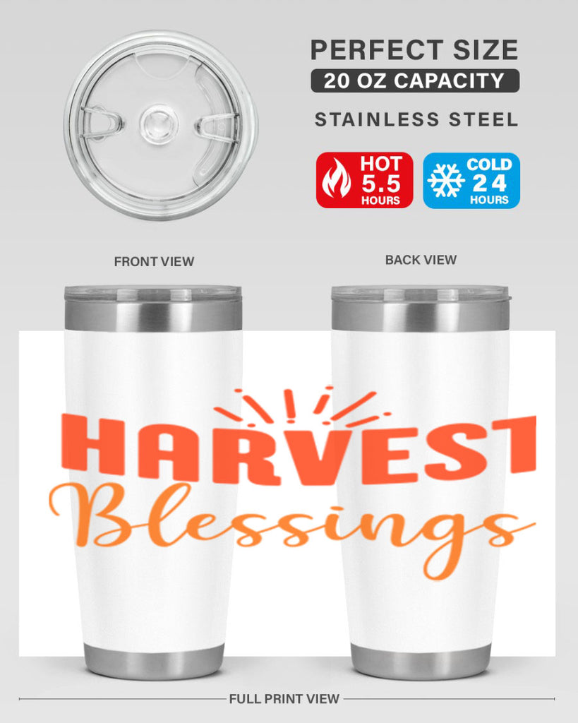 Harvest Blessings Design 264#- fall- Tumbler