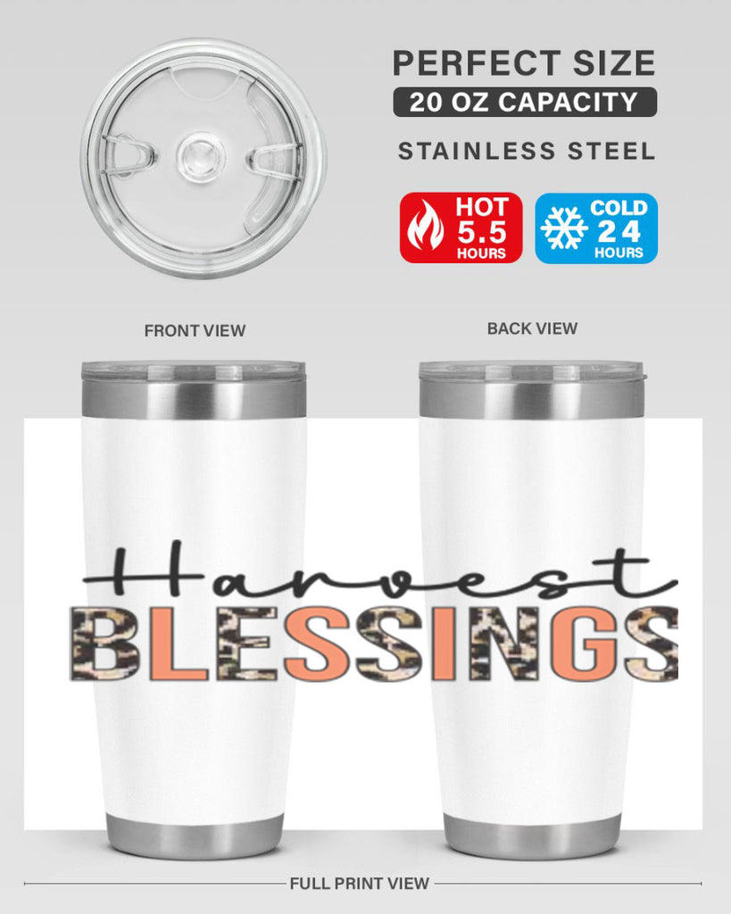 Harvest blessings 263#- fall- Tumbler