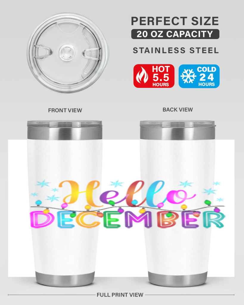 Hello December Winter 177#- winter- Tumbler