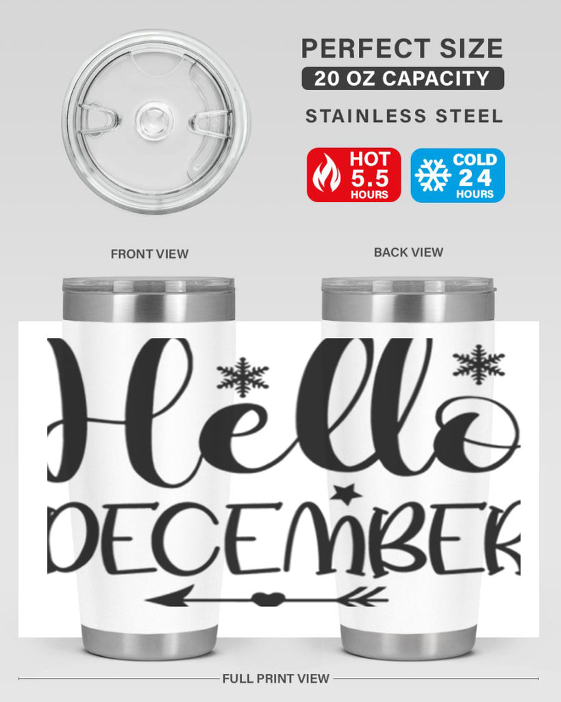 Hello December161#- winter- Tumbler