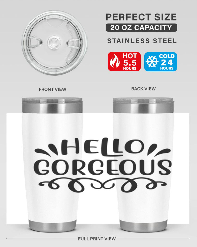 Hello Gorgeous 101#- fashion- Cotton Tank
