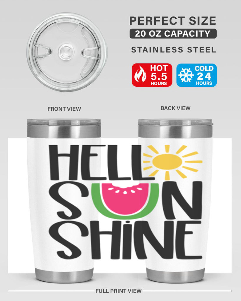 Hello Sunshine Style 37#- summer- Tumbler