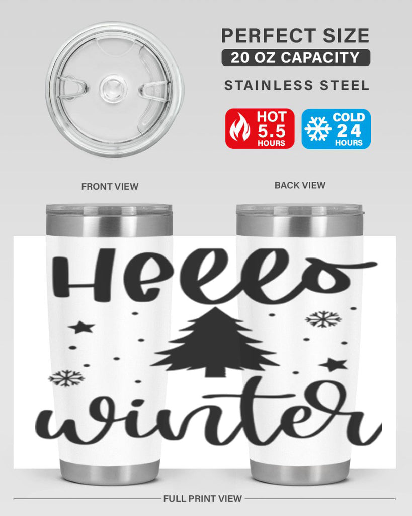 Hello Winter 162#- winter- Tumbler