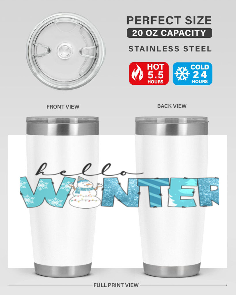 Hello Winter 188#- winter- Tumbler
