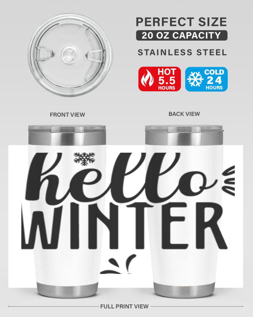Hello Winter171#- winter- Tumbler