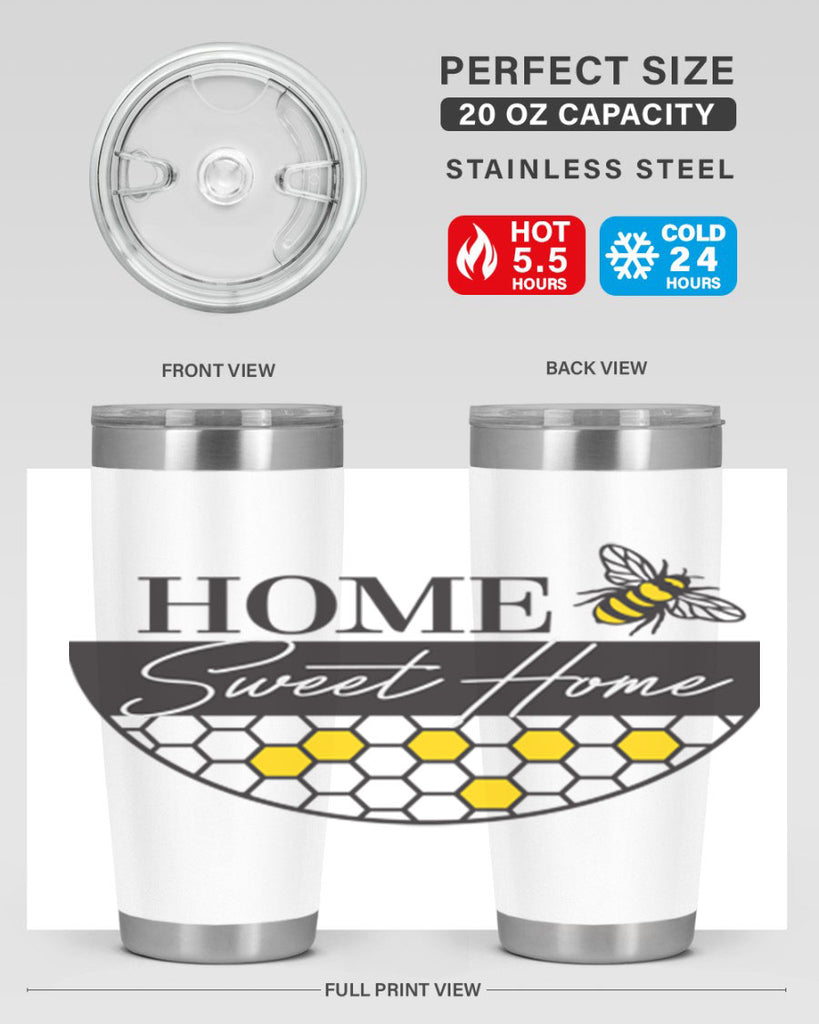 Home Sweet home bee and hive244#- spring- Tumbler