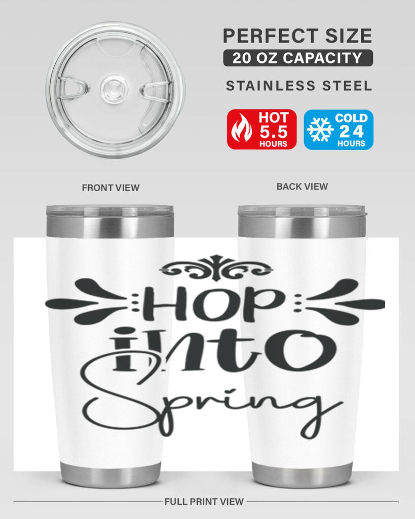 Hop into Spring 247#- spring- Tumbler