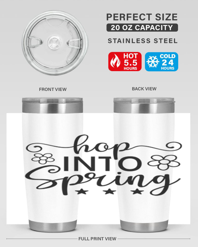 Hop into spring  252#- spring- Tumbler