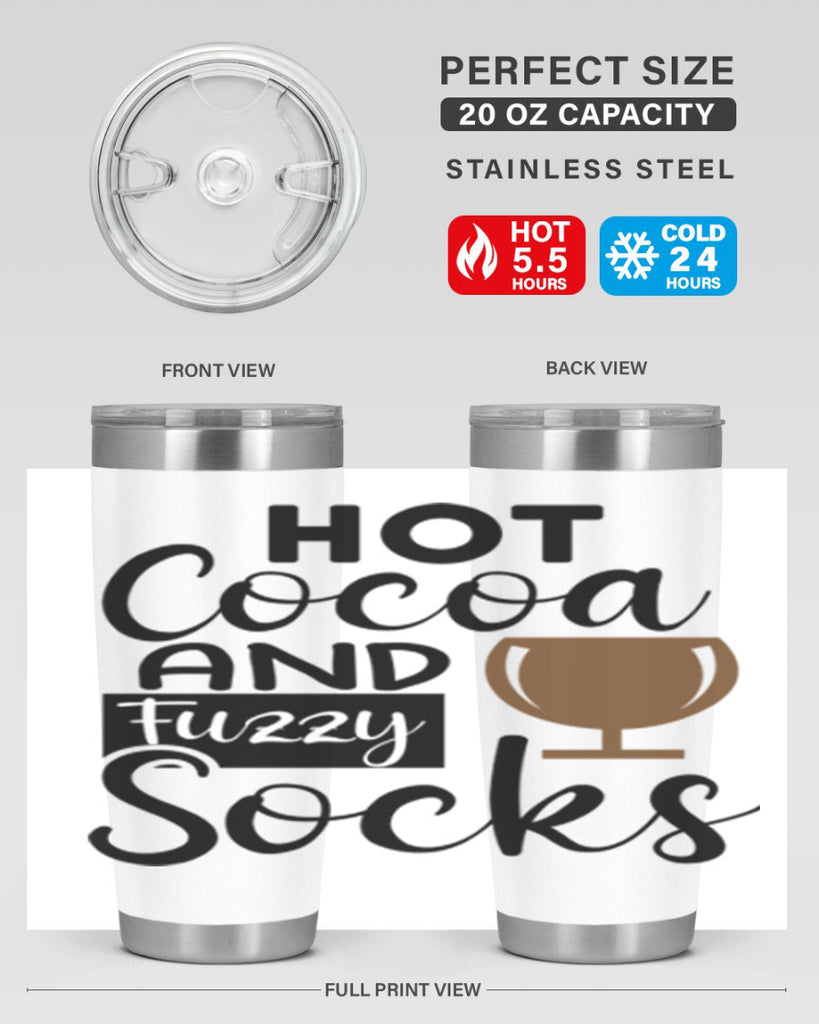 Hot Cocoa And Fuzzy Socks 218#- winter- Tumbler