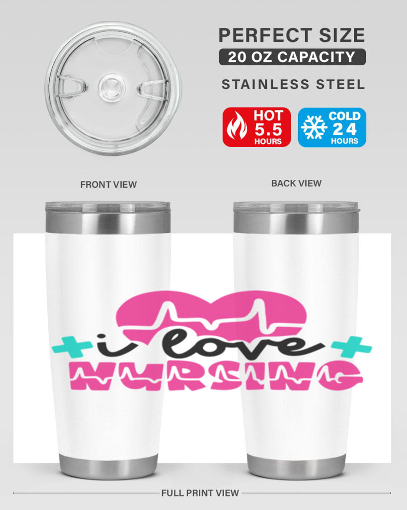 I Love Nursing Style Style 170#- nurse- tumbler