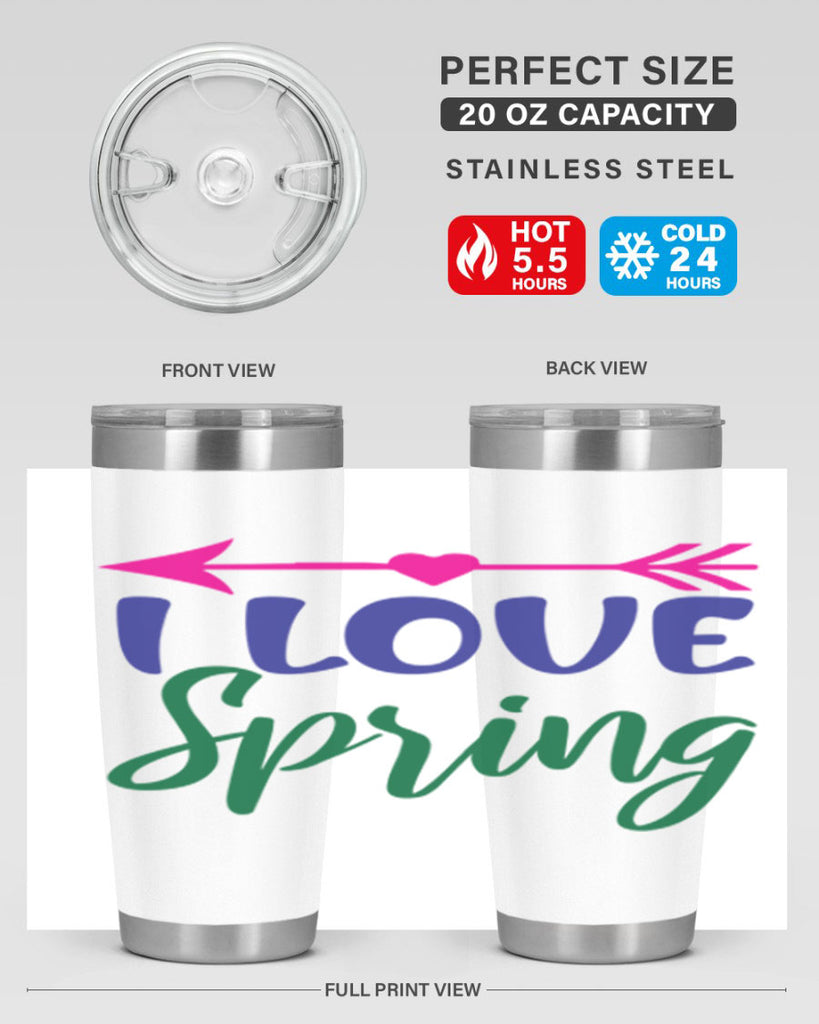 I Love Spring 272#- spring- Tumbler