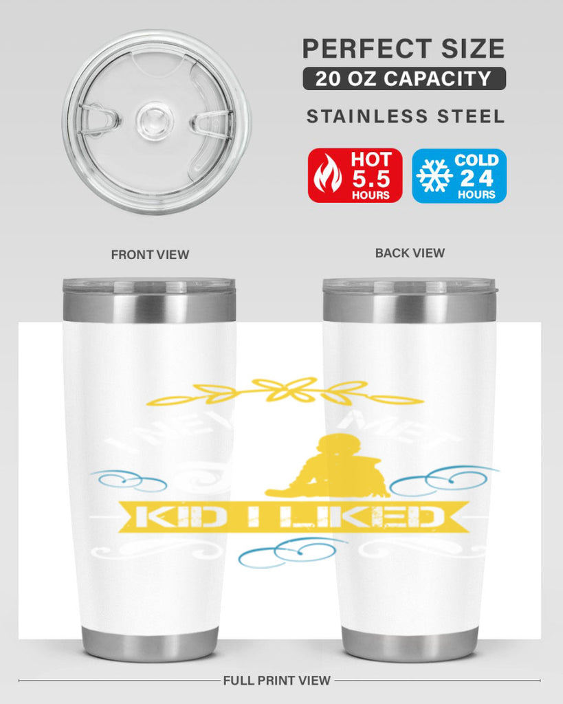 I never met a kid I liked Style 34#- baby- Cotton Tank