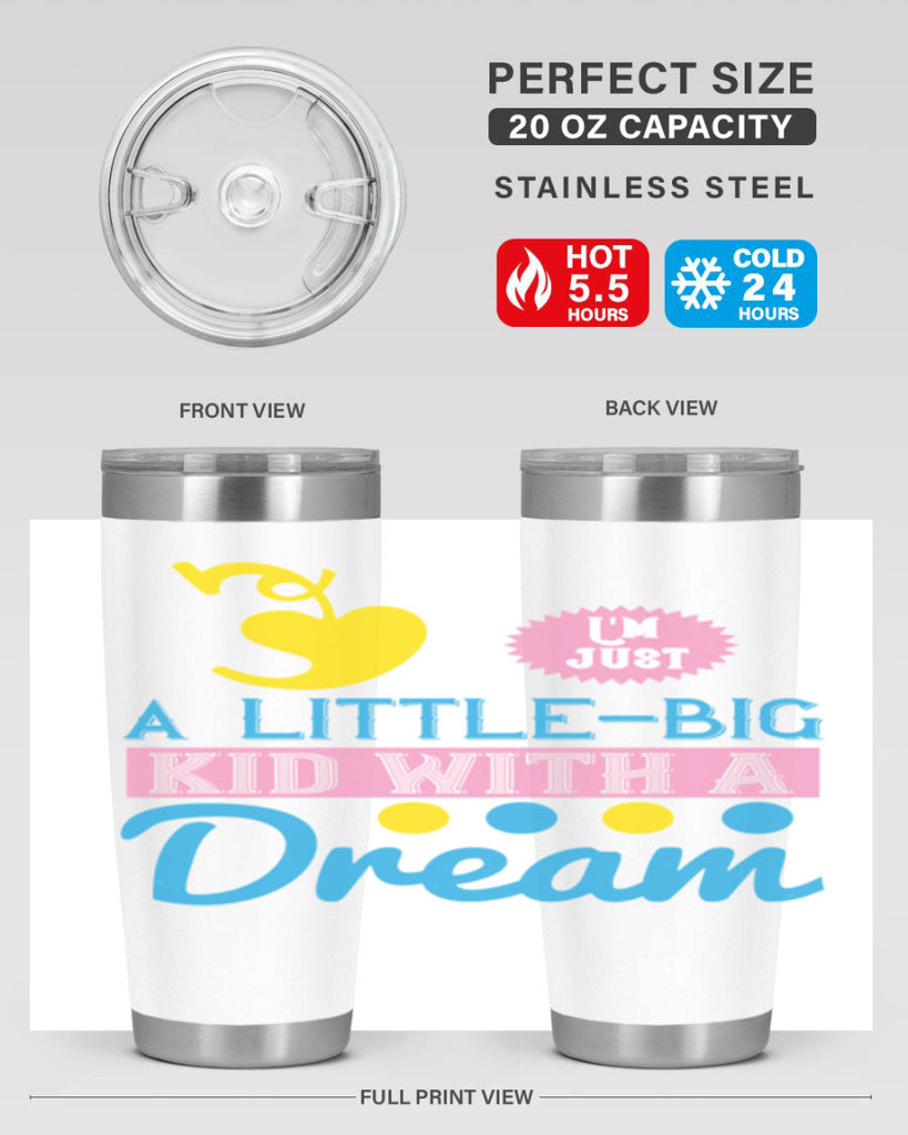 Im just a littlebig kid with a dream Style 31#- baby- Cotton Tank