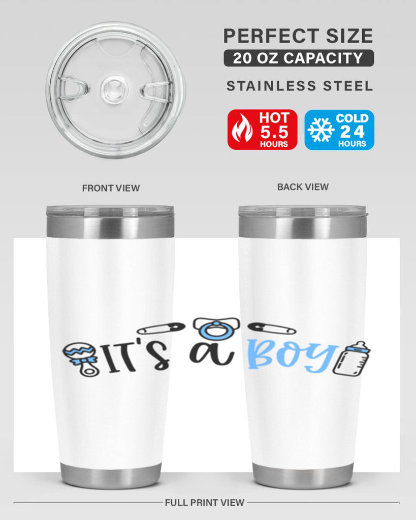 Its A Boy Style 80#- baby- tumbler