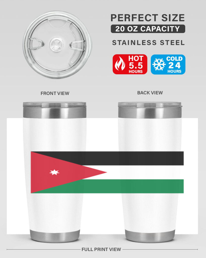 Jordan 112#- world flags- Tumbler