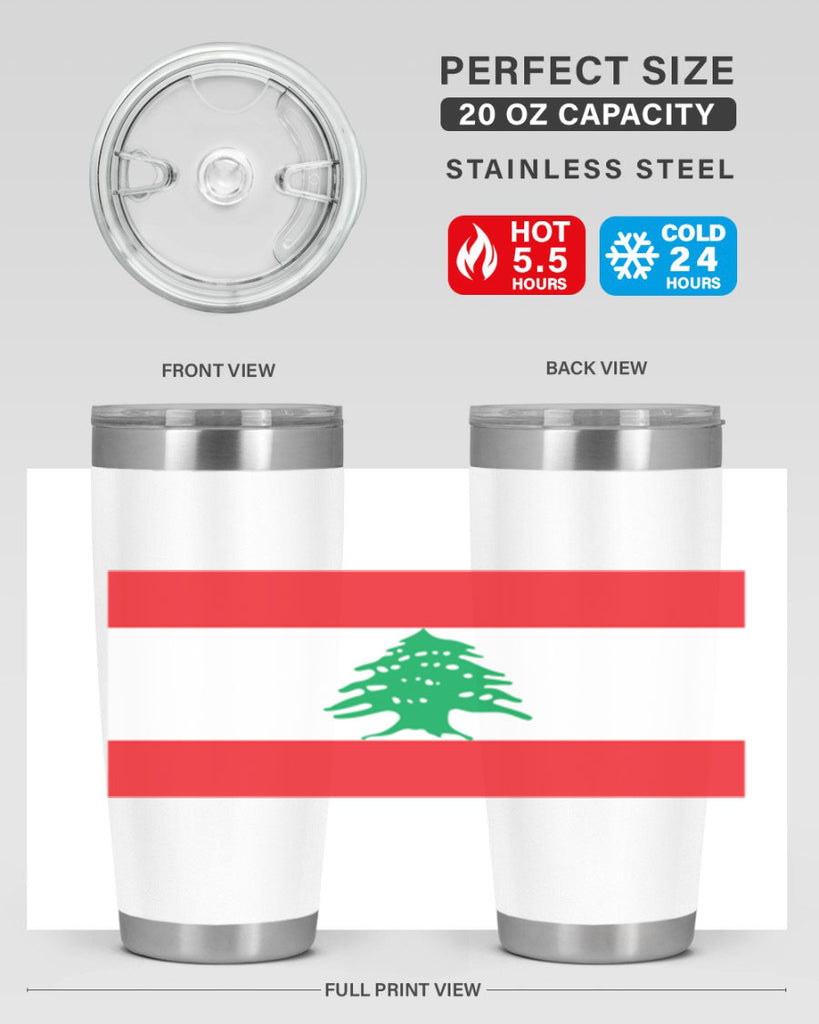 Lebanon 103#- world flags- Tumbler