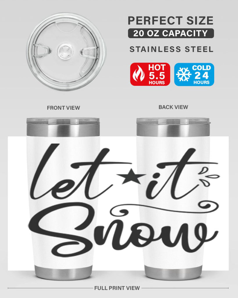 Let it snow 292#- winter- Tumbler
