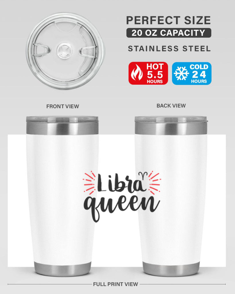 Libra queen 319#- zodiac- Tumbler