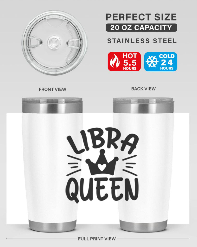 Libra queen 327#- zodiac- Tumbler