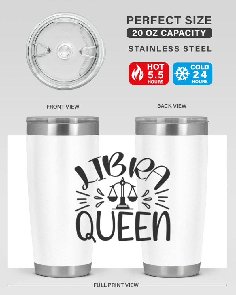 Libra queen 328#- zodiac- Tumbler