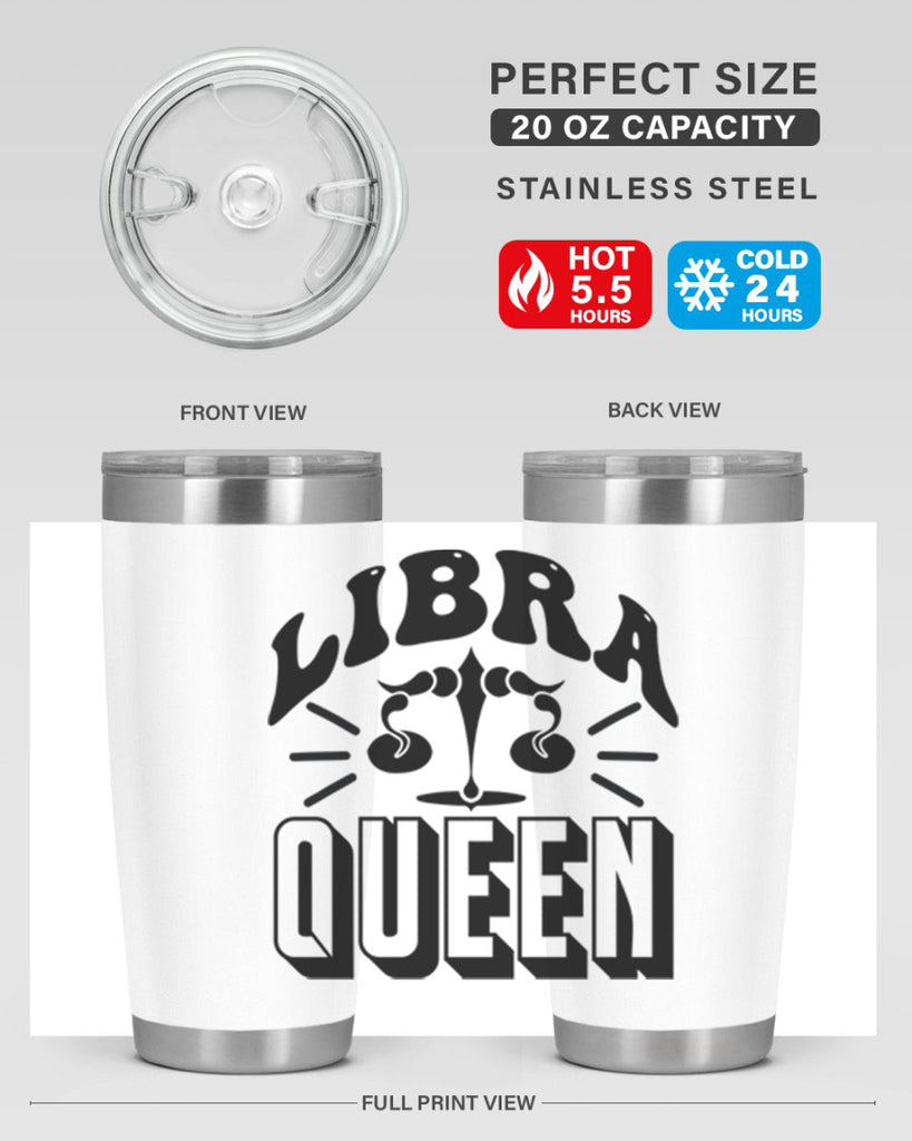 Libra queen 329#- zodiac- Tumbler
