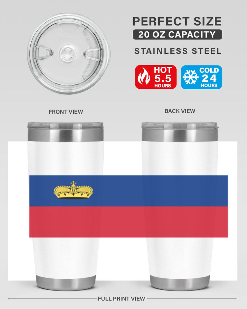 Liechtenstein 99#- world flags- Tumbler