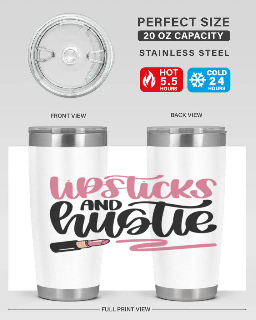 Lipstick And Hustie Style 59#- make up- Tumbler