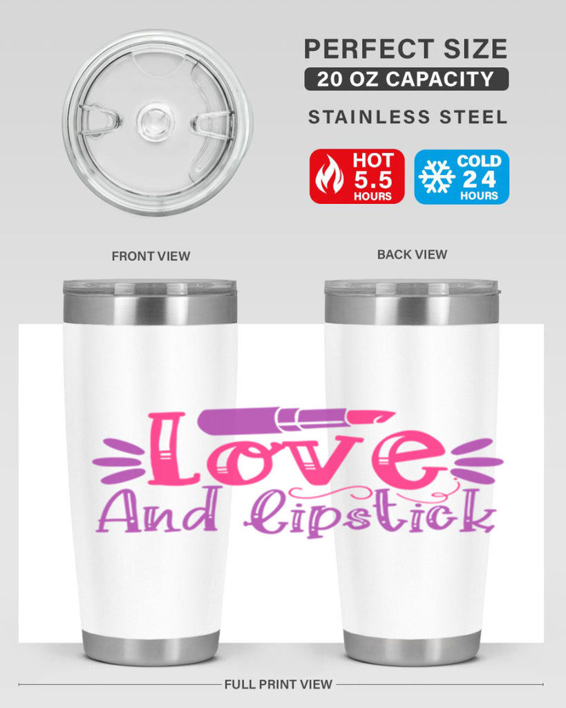 Love And Lipstick Style 225#- make up- Tumbler