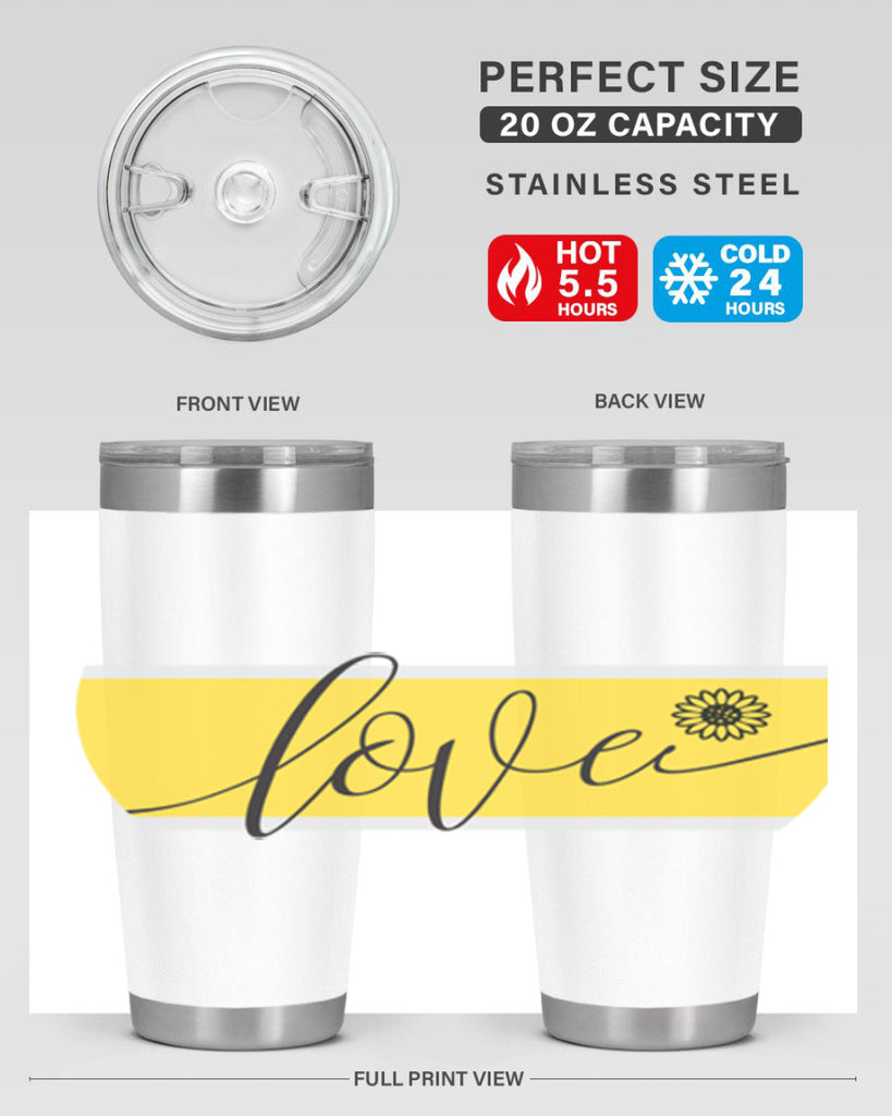 Love and daisy327#- spring- Tumbler