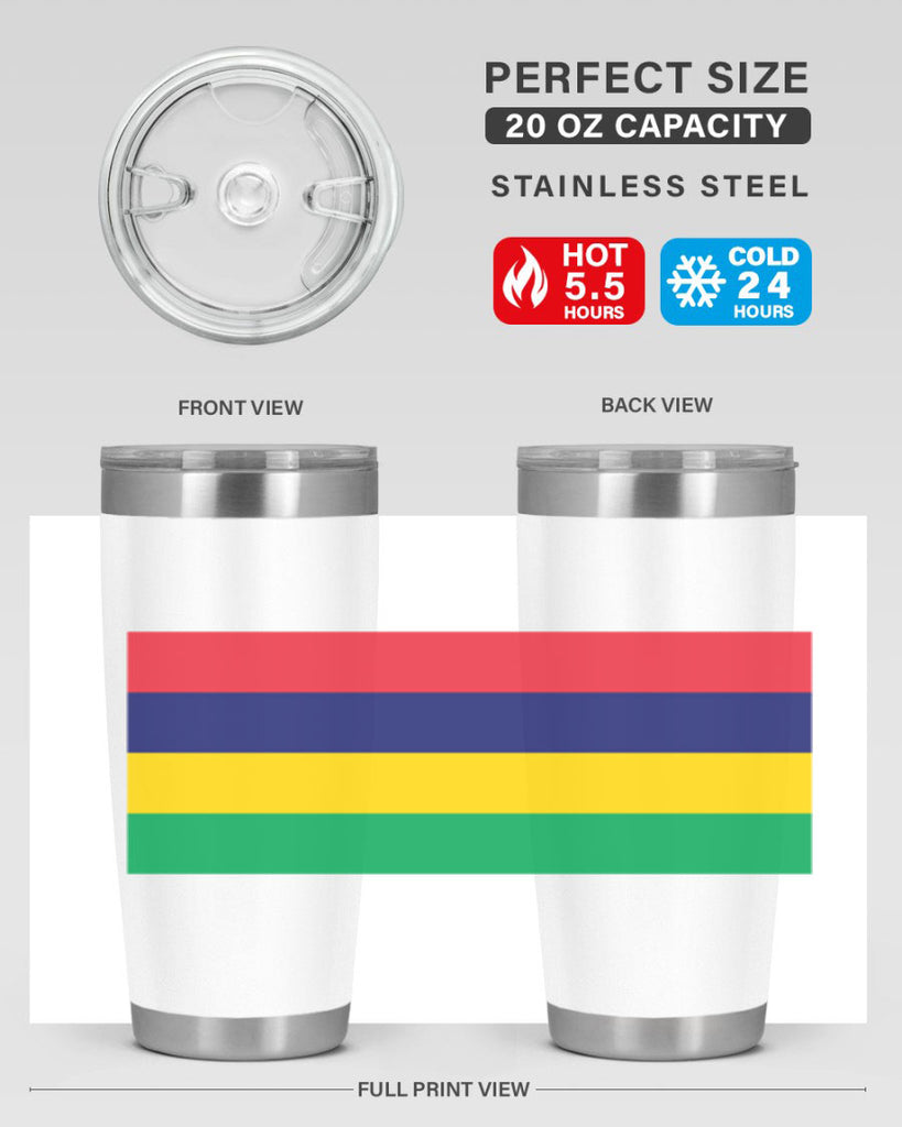 Mauritius 88#- world flags- Tumbler