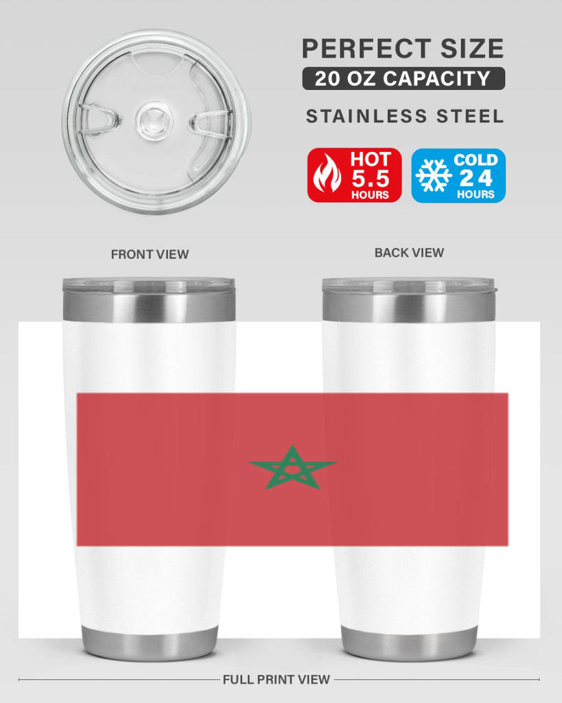 Morocco 81#- world flags- Tumbler