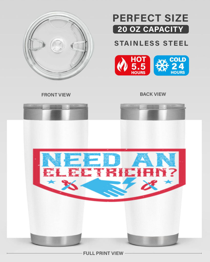 Need an electrician Style 23#- electrician- tumbler