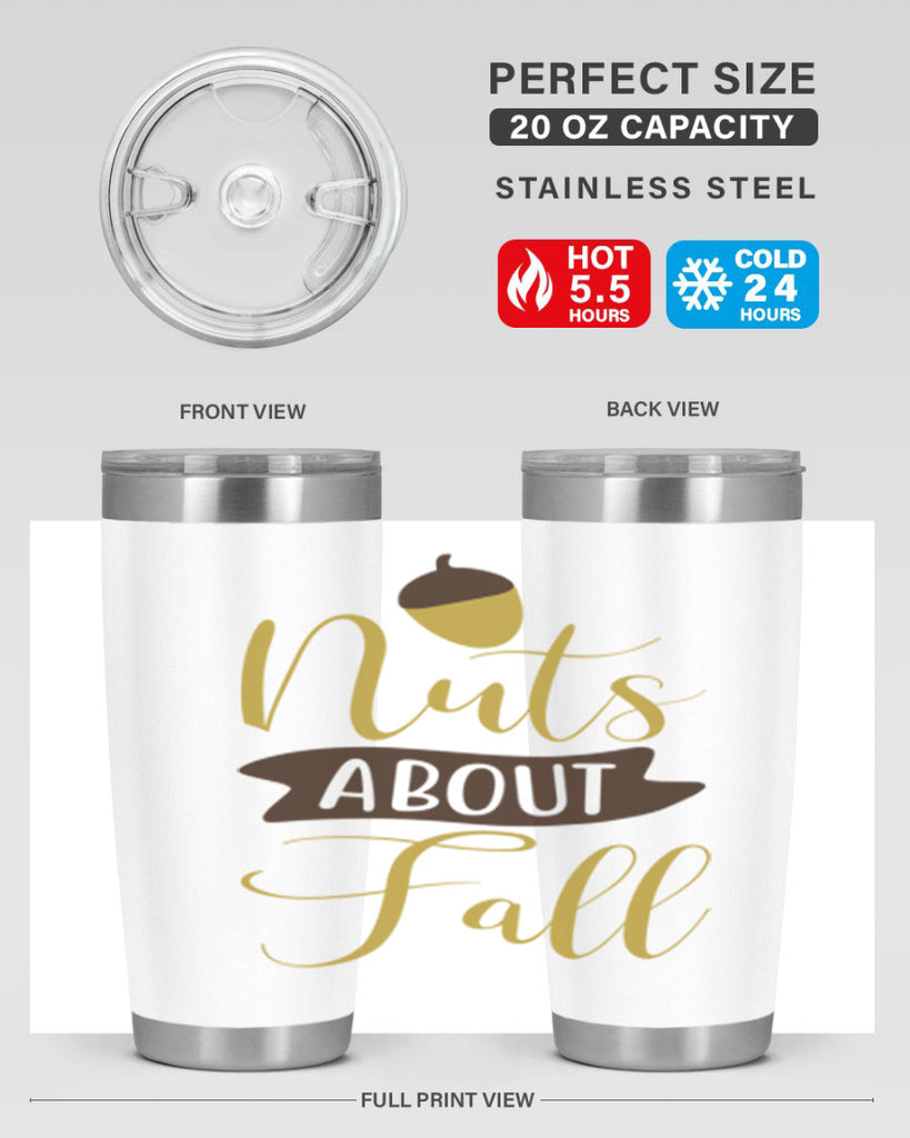 Nuts About Fall 442#- fall- Tumbler