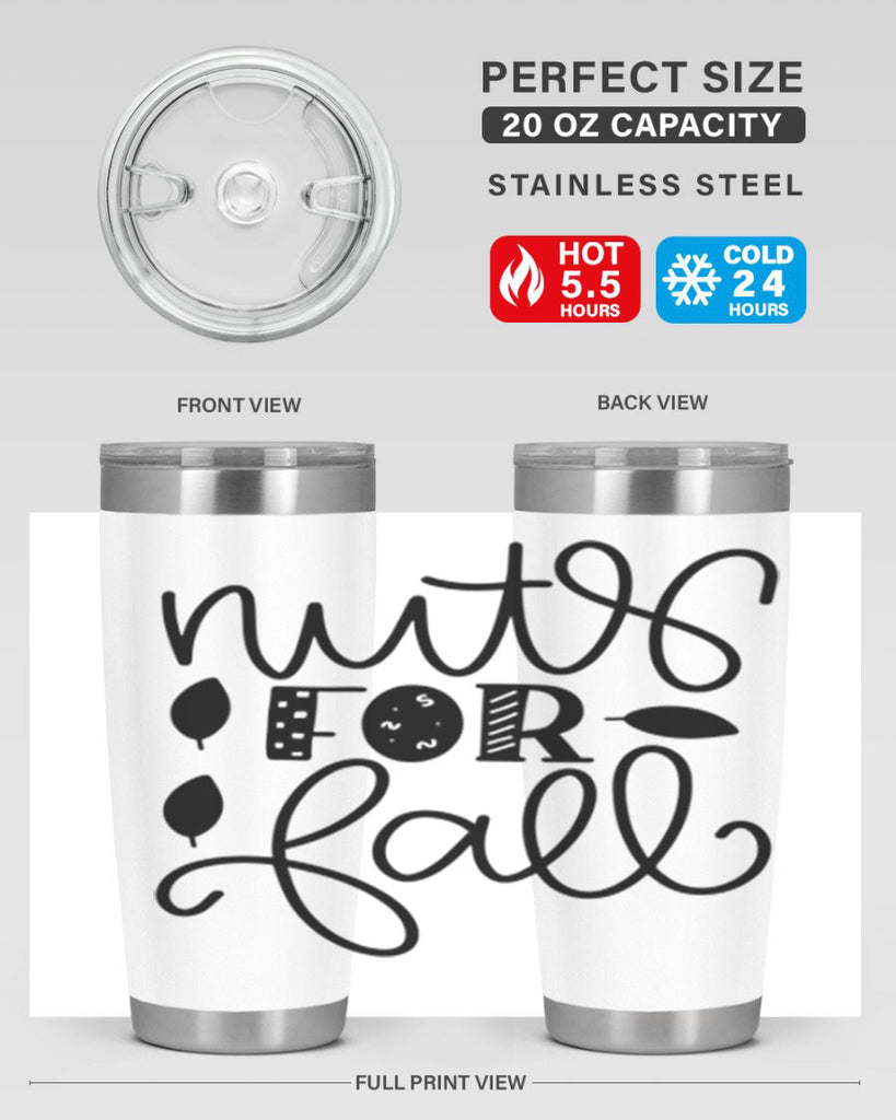 Nuts For Fall 446#- fall- Tumbler