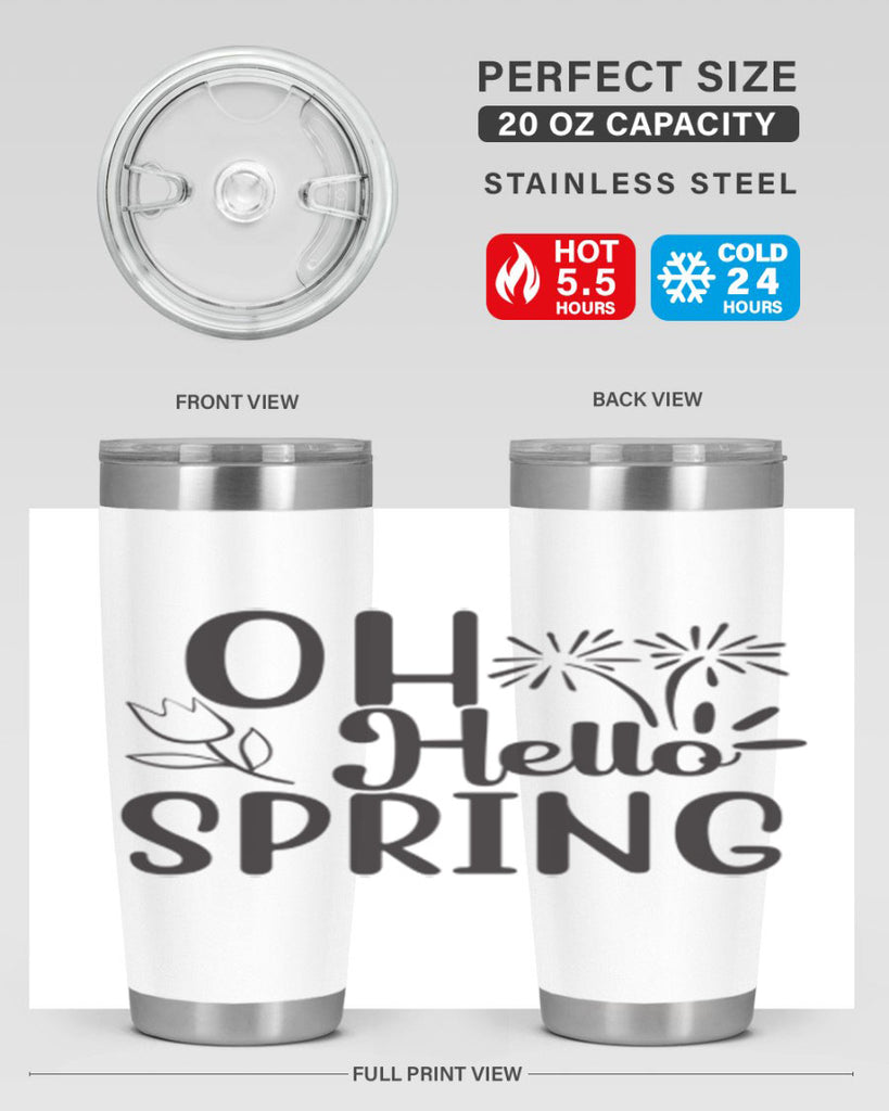 Oh hello spring 358#- spring- Tumbler