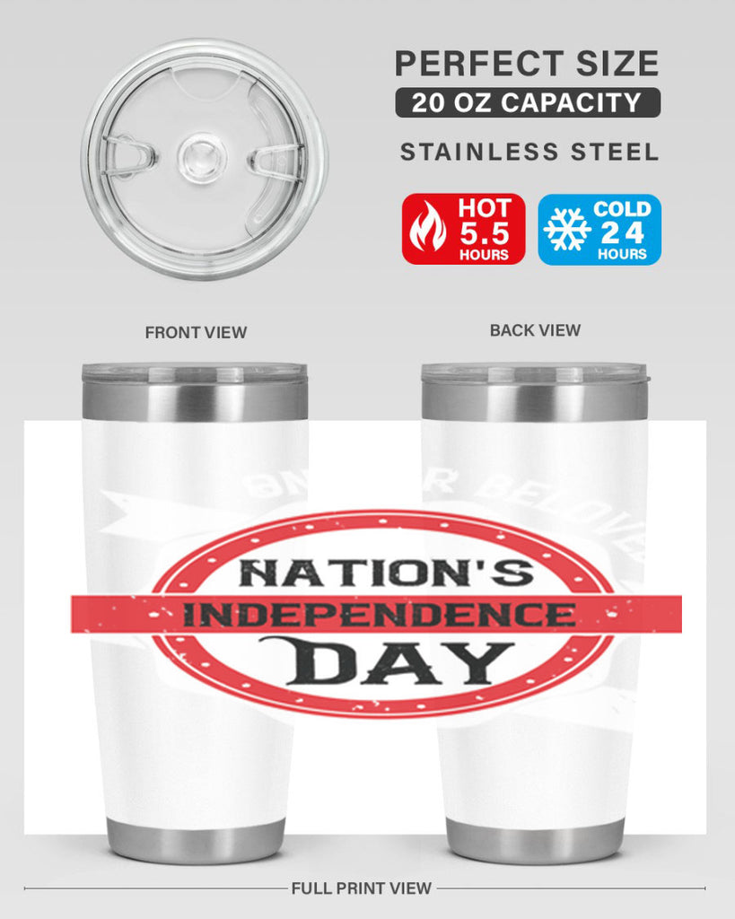 On our beloved Nations Independence Day Style 134#- Fourt Of July- Tumbler