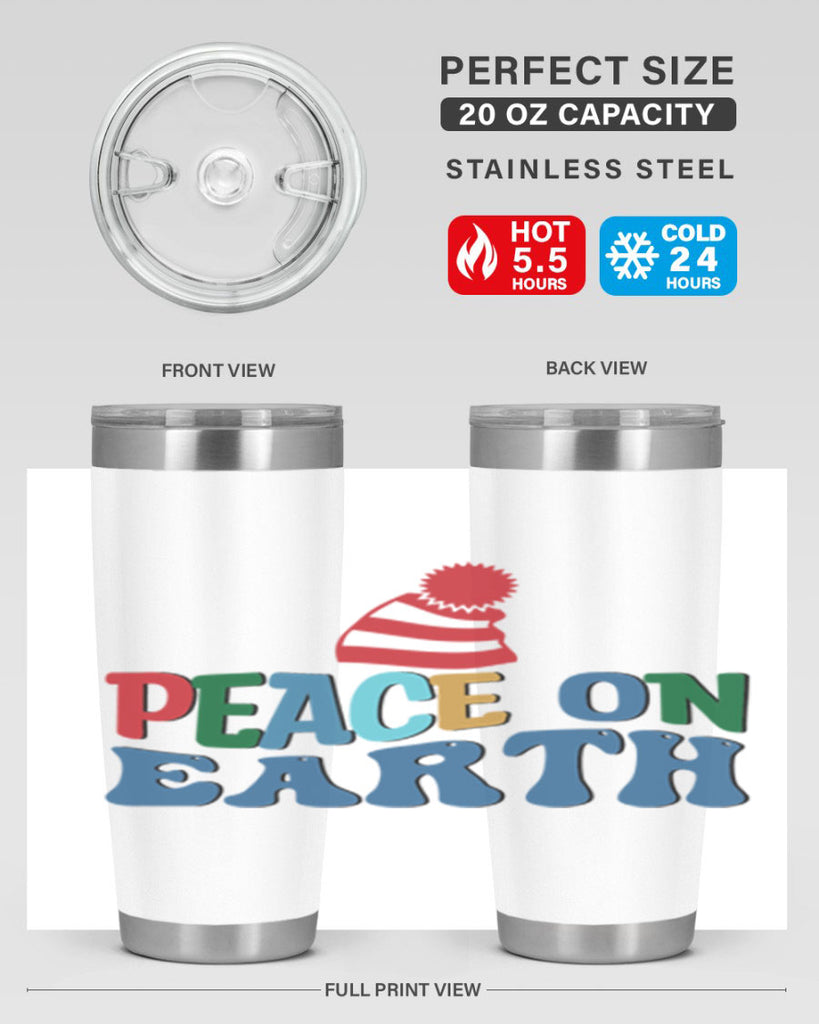 Peace on Earth 337#- winter- Tumbler