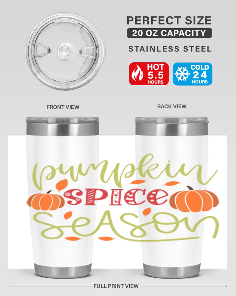 Pumpkin Spice Season 558#- fall- Tumbler