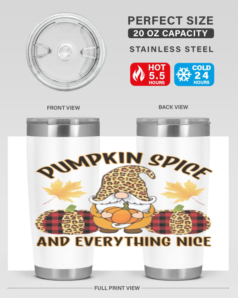 Pumpkin Spice and Everything Nice 534#- fall- Tumbler