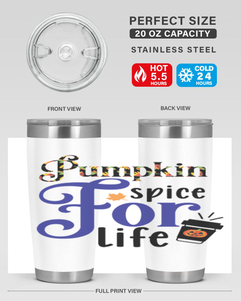 Pumpkinspiceforlife 566#- fall- Tumbler
