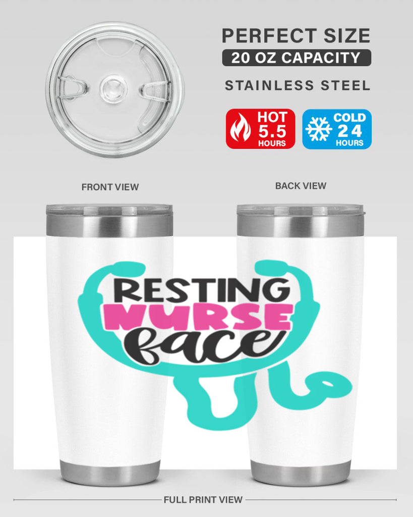 Resting Nurse Face Style Style 57#- nurse- tumbler