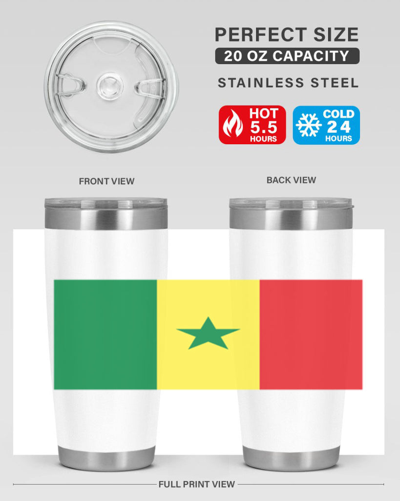 Senegal 45#- world flags- Tumbler